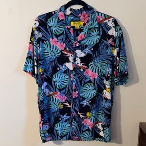 Peanuts Snoopy Casual Button Down Shirt